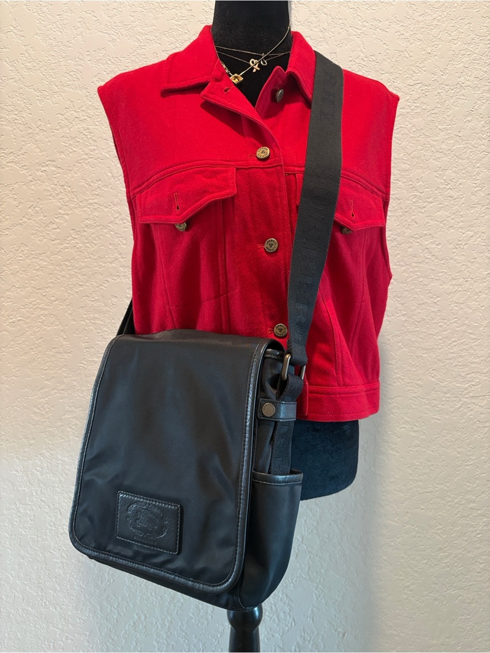 Burberry Black Nylon Crossbody Messenger Bag